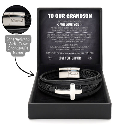 Grandson's Guardian Faith Bracelet