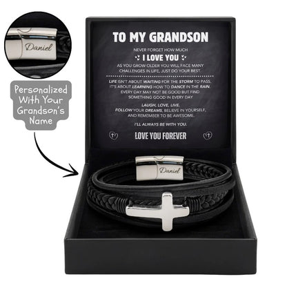 Grandson's Guardian Faith Bracelet