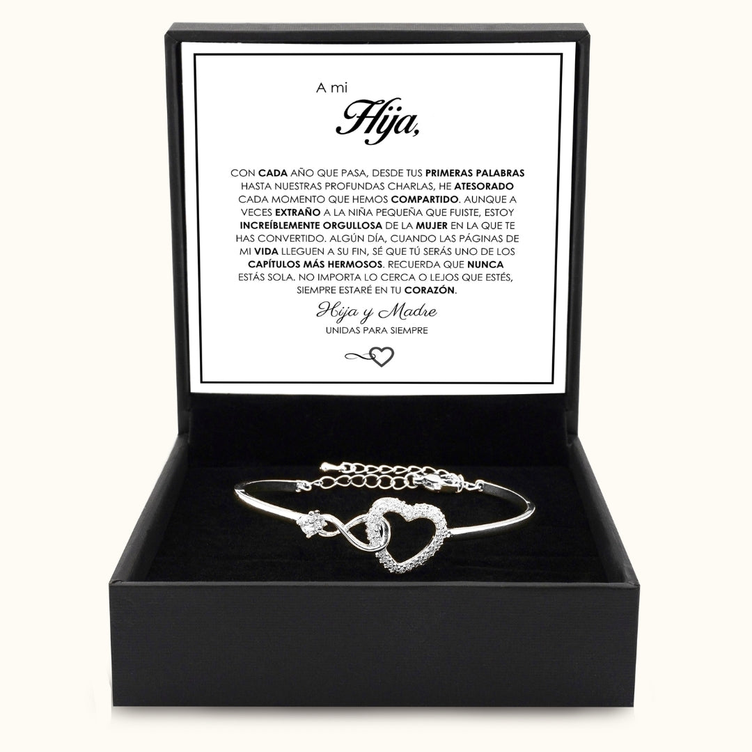 "A Mi Hija" - Pulsera Conectadas Para Siempre