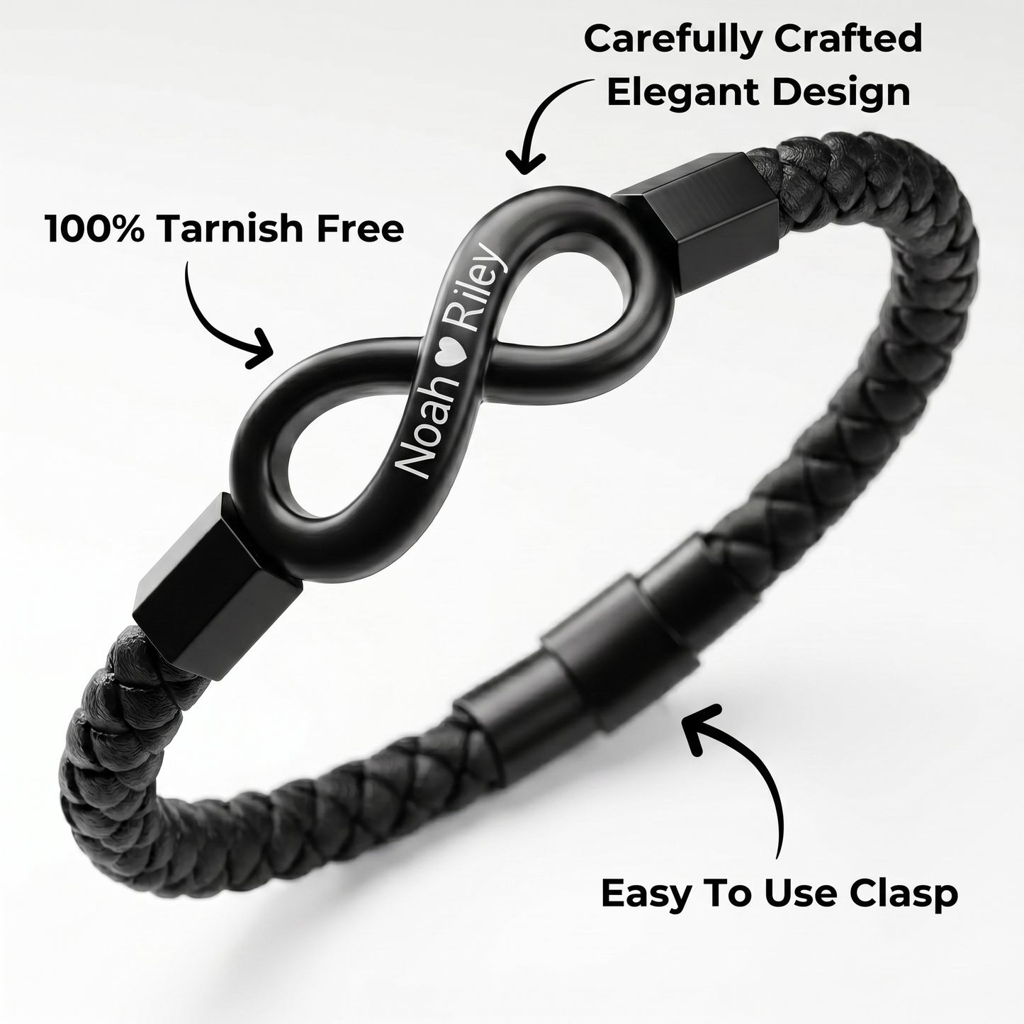"To My Man" - Infinity Personalized Bracelet